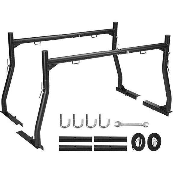 VEVOR Steel Truck Ladder Rack 800 lbs Extendable