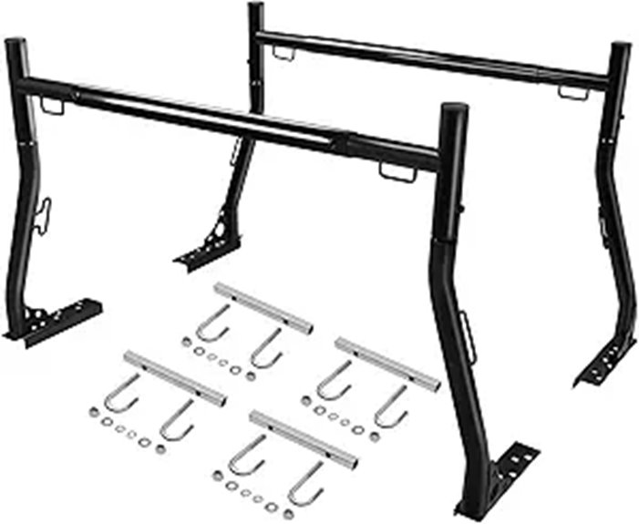 JY PERFORMANCE Extendable Truck Ladder Rack (800 lbs)
