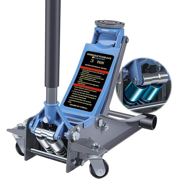LARBANKE 3 Ton Floor Jack with Quick Lift