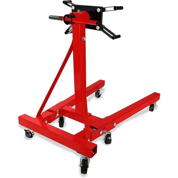 Foldable 2000 lbs Engine Stand with Adjustable Arms
