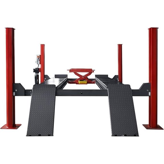 15,000Lbs 4-Post Car Lift for Garage and Workshop