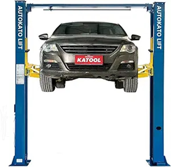 AK-M115S 2-Post Lift 11,000 lbs for Garage and Workshop