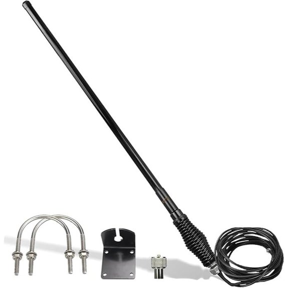 Heavy Duty GMRS Mobile Antenna with Coaxial Cable