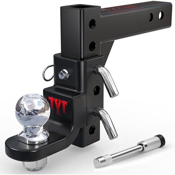 TYT Adjustable Hitch Ball Mount for Heavy Duty Trucks