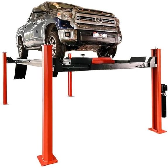 15,000 LBS 4-Post Car Lift with Hydraulic System