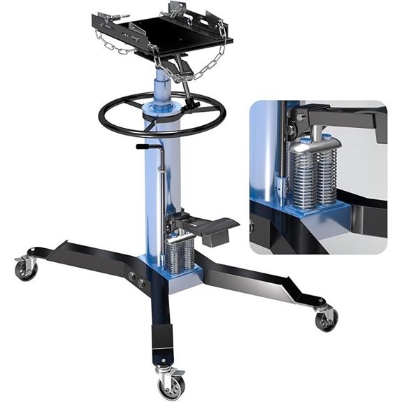 LARBANKE Hydraulic Transmission Jack 2-Stage 1322lbs