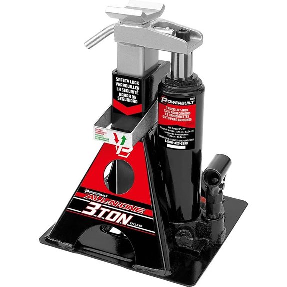 Powerbuilt 3 Ton Hydraulic Bottle Jack & Stand