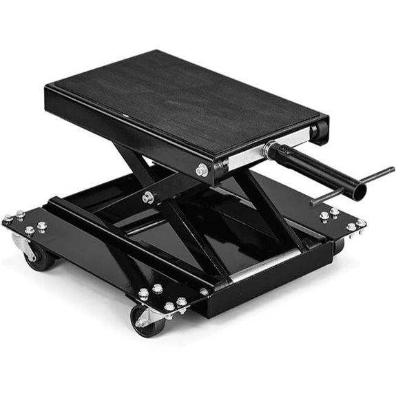 Motorcycle Lift 1100 lbs Heavy Duty Black