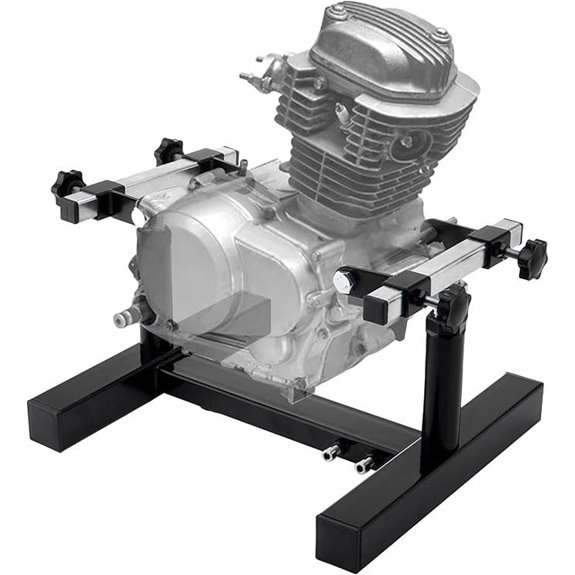 Heavy Duty Motorcycle Engine Stand with 360° Rotation