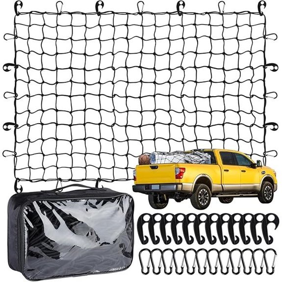 Heavy Duty Cargo Net for Pickup Trucks