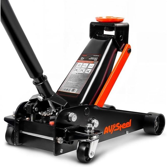 3 Ton Hydraulic Floor Jack with Quick Lift