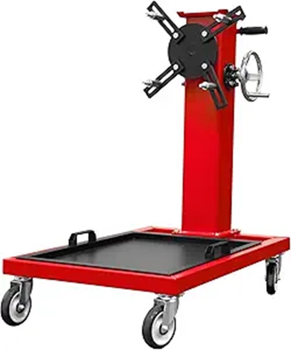 Big RED 1100 lb Heavy-Duty Rotating Engine Stand