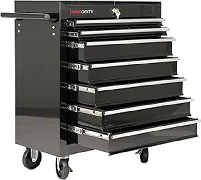 Heavy-Duty 7-Drawer Rolling Tool Chest Cabinet