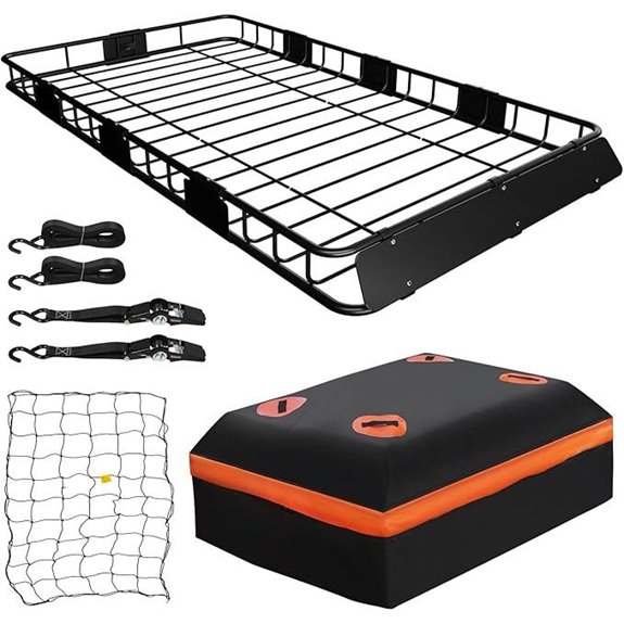 WEIZE Heavy Duty Roof Rack Carrier Basket