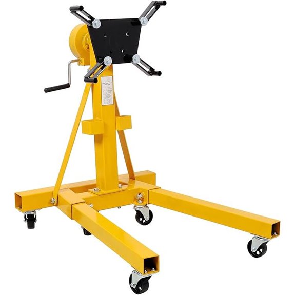 1500lb Folding Engine Stand with Rotating Head
