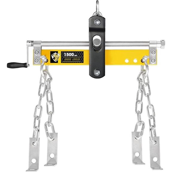 YELLOW JACKET 1500lbs Steel Engine Hoist & Crane