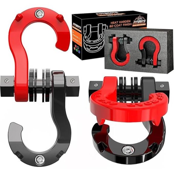AUTOBOTS Heavy Duty D Ring Shackles for Towing