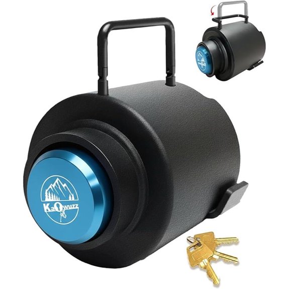 Heavy Duty Trailer Ball Lock with Handle