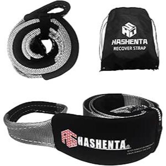 Tree Saver Tow Strap with Backpack 10ft 28660LBS