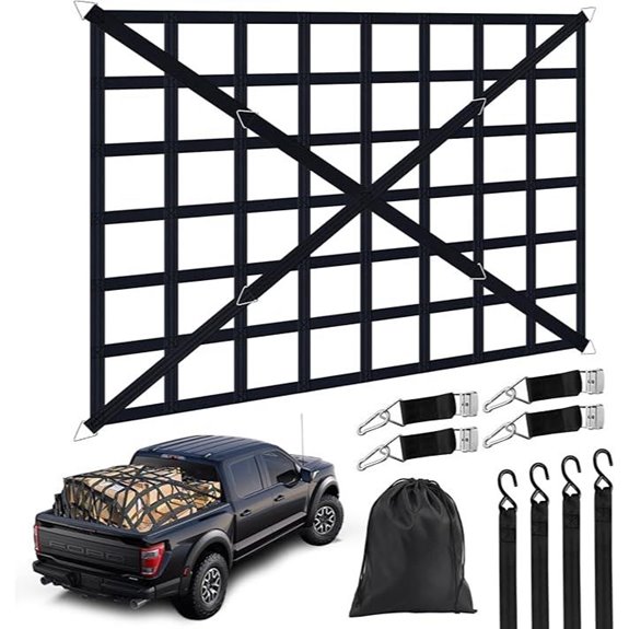 Heavy Duty Truck Cargo Net with Storage Bag