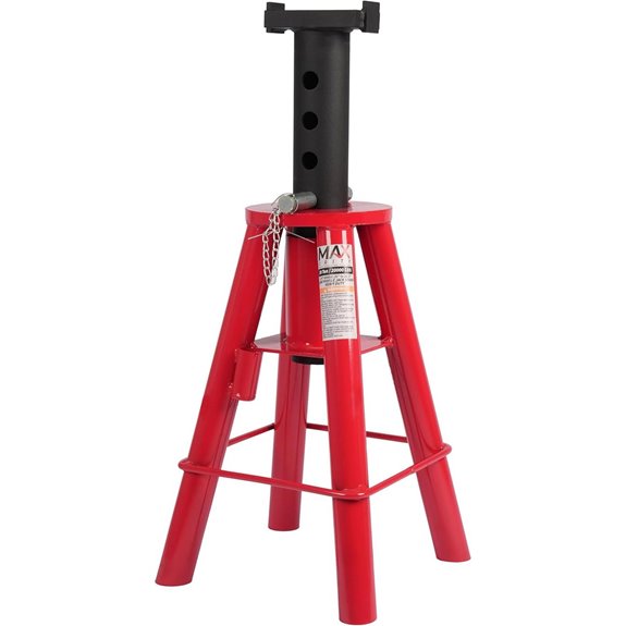 Heavy-Duty 10 Ton Adjustable Jack Stand for Trucks