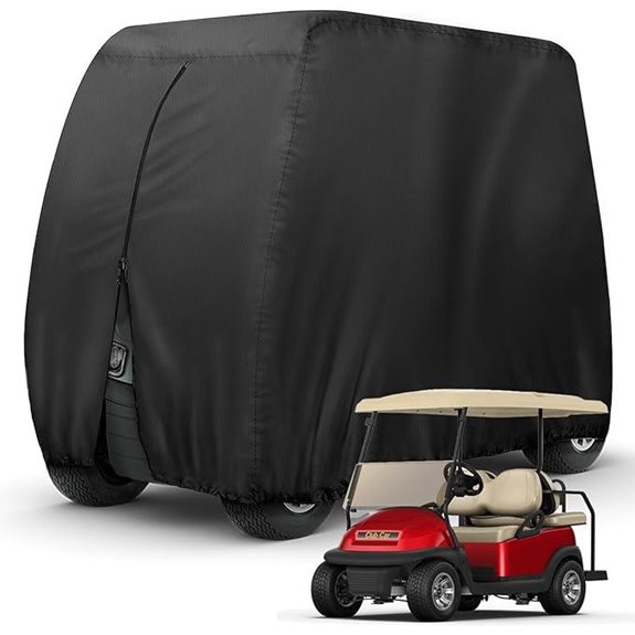 Heavy Duty Waterproof Golf Cart Cover for 4 Passengers