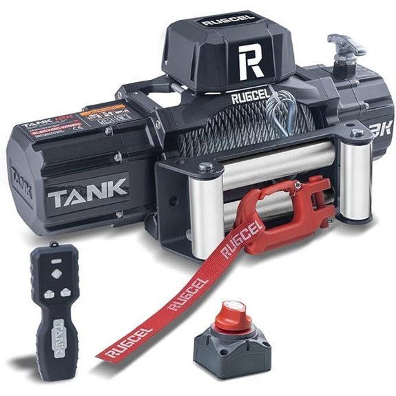 RUGCEL 13500lb Waterproof Electric Winch with Remote