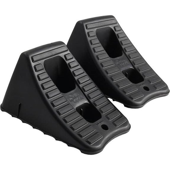 Hopkins FloTool 11930MI Heavy Duty Wheel Chock (Pack of 2)