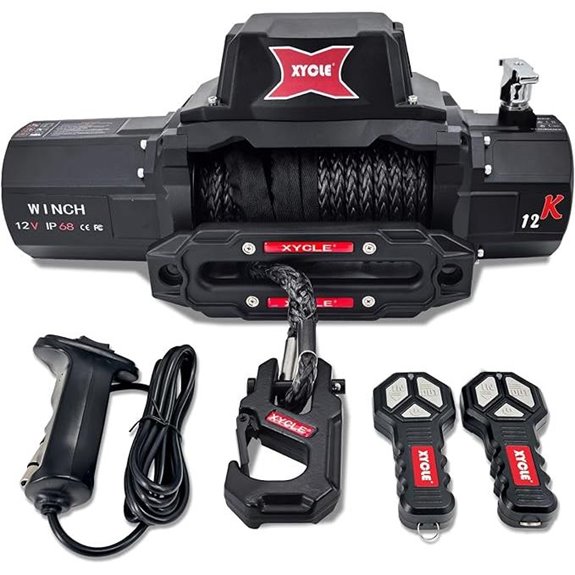 12000lbs Electric Winch with Wireless Remote Controls