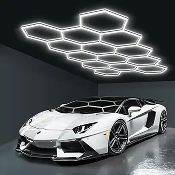 BRILLIHOOD Hexagon LED Garage & Workshop Lights
