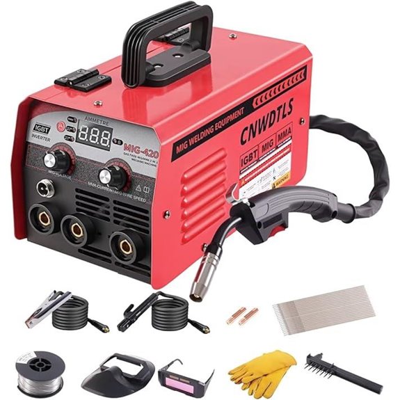 140Amp MIG Welder with Flux Core and MMA Function