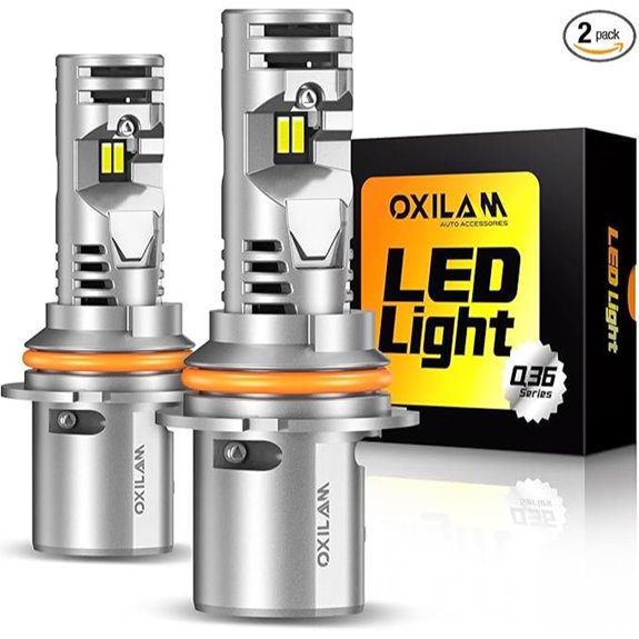 OXILAM 9004 LED Bulbs 20000 Lumens Pack of 2