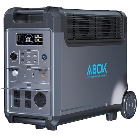 Portable 3840Wh LiFePO4 Power Station for Outdoors