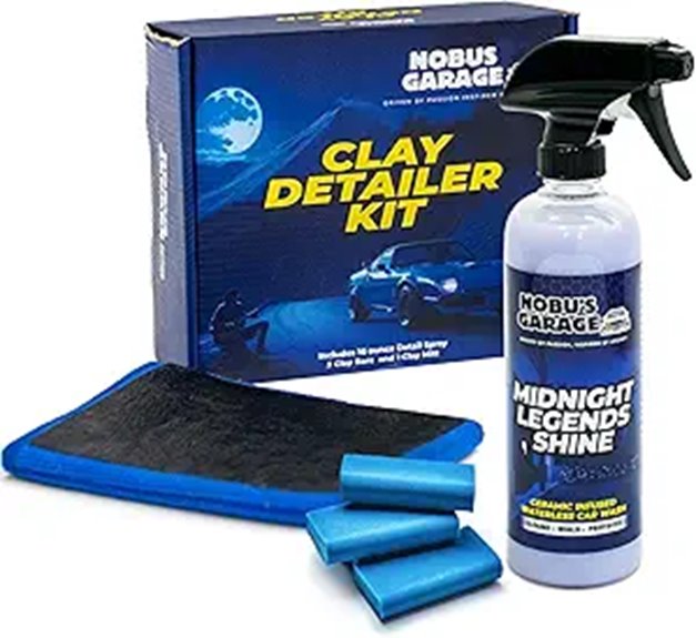 Nobu's Garage Auto Detailing Kit with Clay Mitt