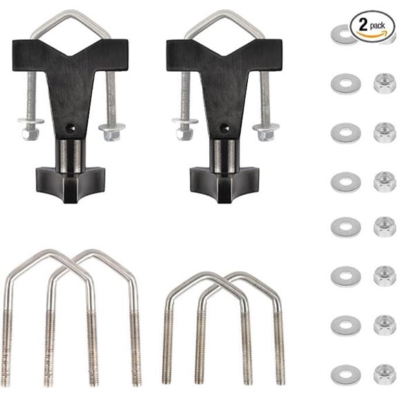 High Lift Jack Mount Brackets for Tube Bumpers