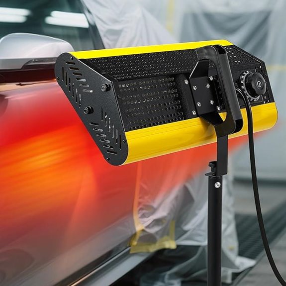 2000W Infrared Paint Curing Lamp with Tripod