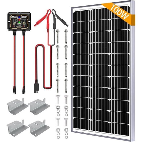 SOLPERK 100W Solar Battery Charger & Controller Kit