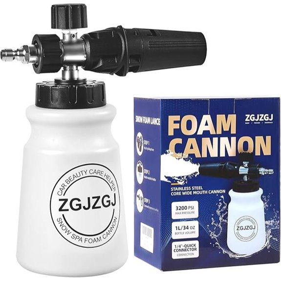 Foam Cannon for Pressure Washer (1L 4000 PSI)