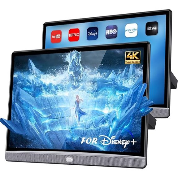13.3 Car Headrest Monitor with 4K Android Tablet
