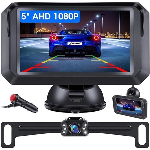 5 AHD 1080P Backup Camera with Night Vision