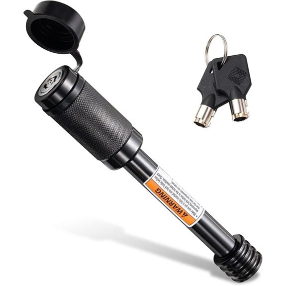 CZC AUTO Hitch Receiver Lock with 5/8
