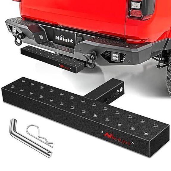 Nilight 23.5 Hitch Step with Bumper Guard
