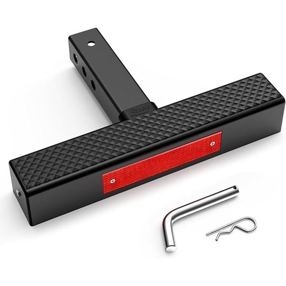 Eapele Hitch Step for 2-Inch Receiver with Reflectors