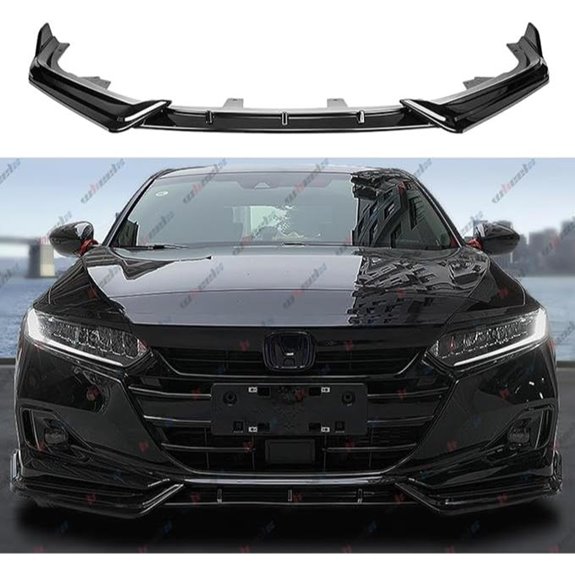 3-Piece Honda Accord Front Bumper Lip Body Kit