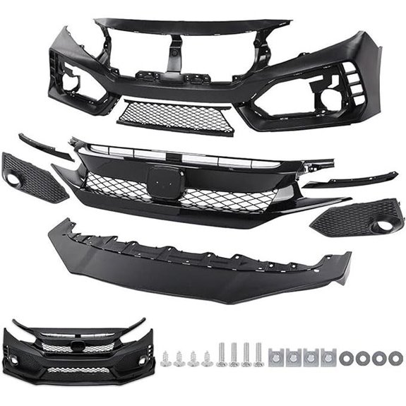 Honda Civic Type R Front Bumper Cover Kit