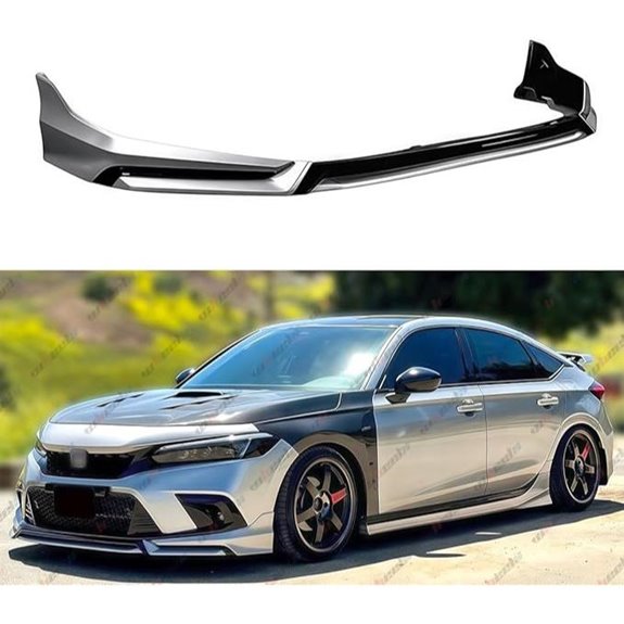 Honda Civic 2022-2024 V3 Style Front Lip Splitter