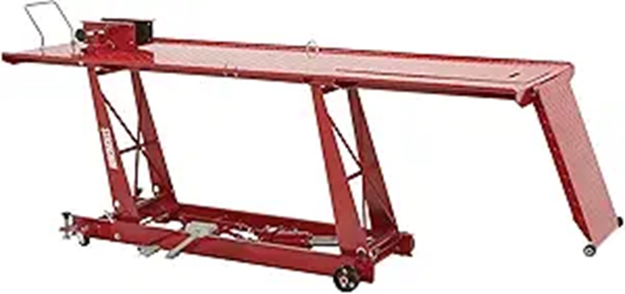 Strongway Hydraulic Motorcycle Lift 1100-Lb Capacity