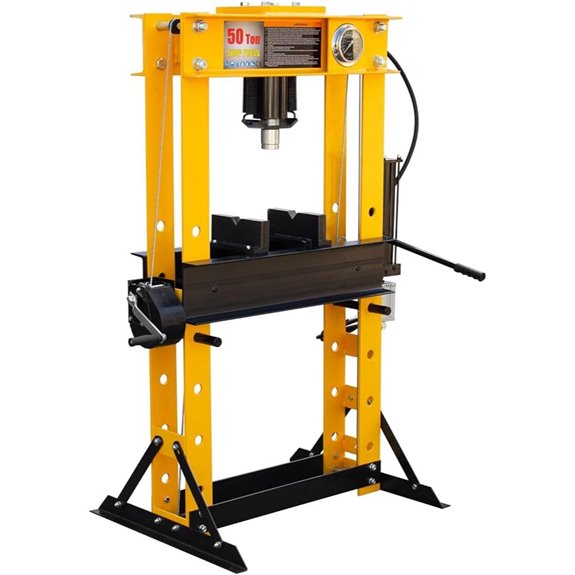 Hydraulic Shop Press with Floor Plates