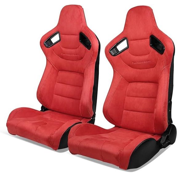 IKON MOTORSPORTS Universal Racing Seats with Sliders