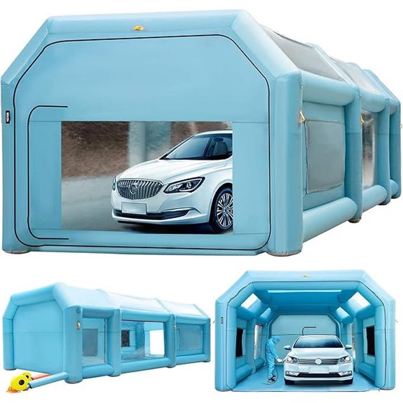 VEVOR Inflatable Paint Booth with Air Filter System